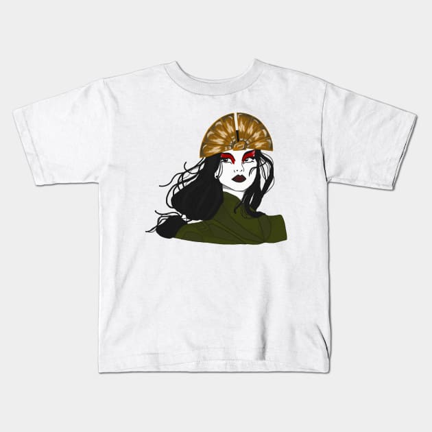 Avatar Kyoshi Kids T-Shirt by eg-artt